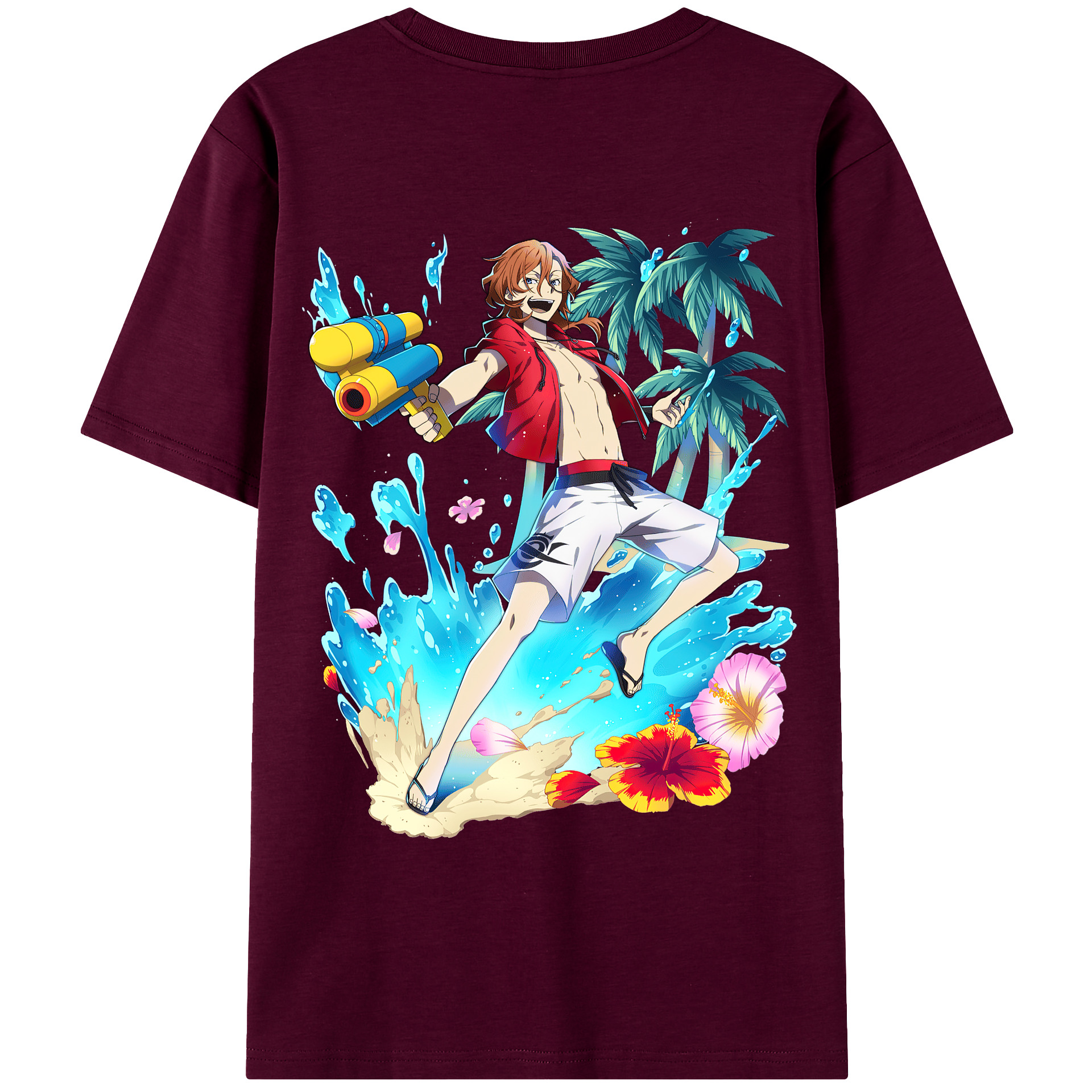 （画像用） 文豪ストレイドッグス Bungo Stray Dogs レディース半袖Tシャツ(バックプリント)